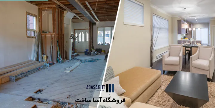 بازسازی خانه ویلایی قدیمی