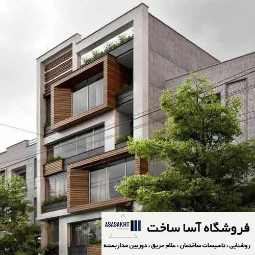 طراحی نما ترکیبی ساختمان